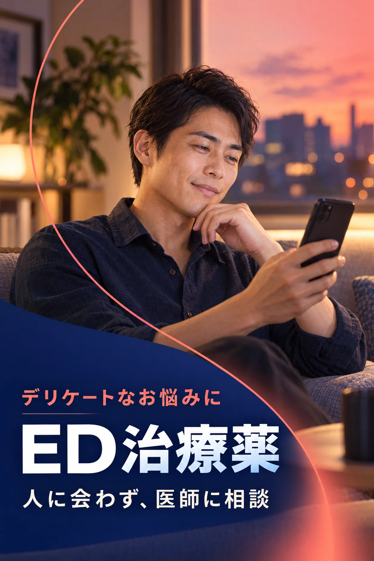 ED治療薬のオンライン診療案内